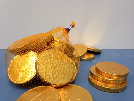 Zak met geld